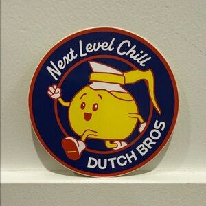 Dutch Bros Round Sticker